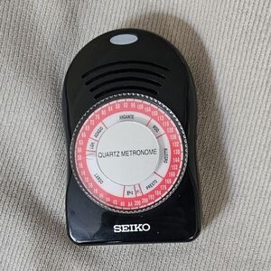 Seiko Black Quartz Metronome MODEL SQ50V